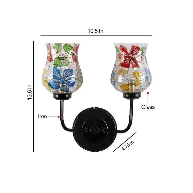 Moora Glass & Metal Wall Lamp media 5