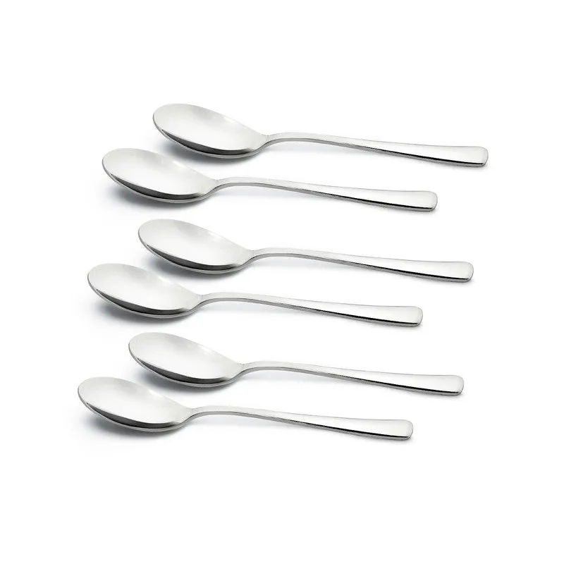 Lucia Stainless Steel Baby Spoon - Set of Six media 3