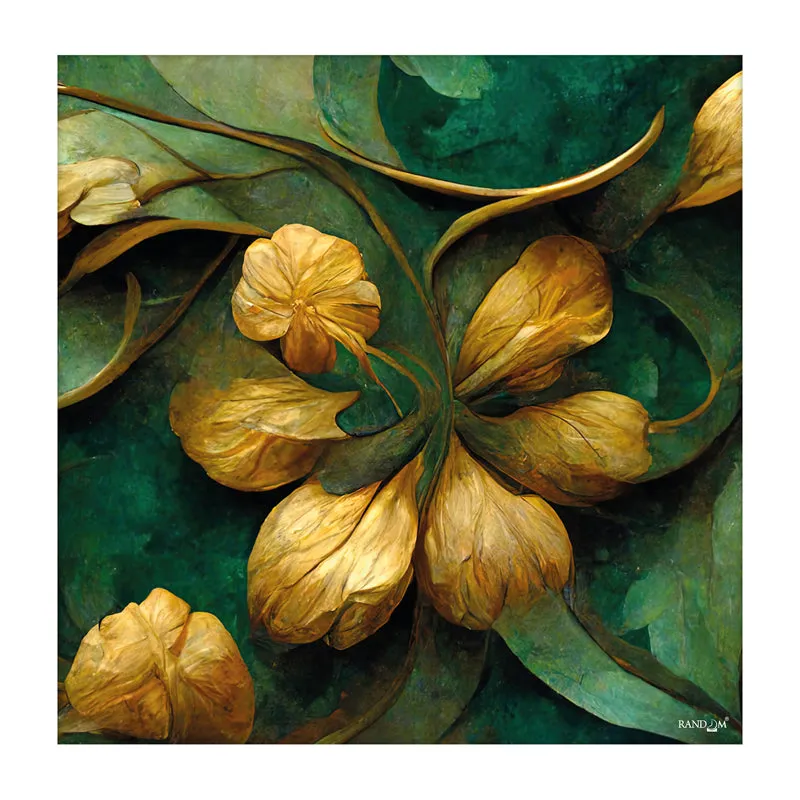 Fantasy Flora III Wall Painting media 7