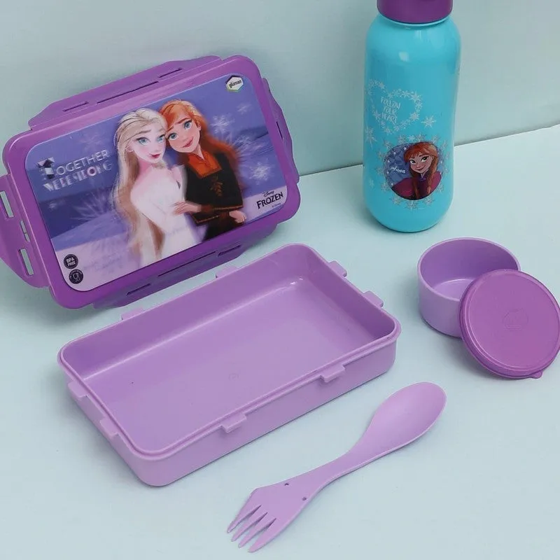 Frozen Princesses Lunch Box  700 ML With 600 ML Water Bottle - Two Piece Set media 6