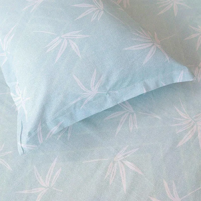 Neinia Printed Reversible Cotton Bedsheet (Purple,Green) - 170 TC media 5