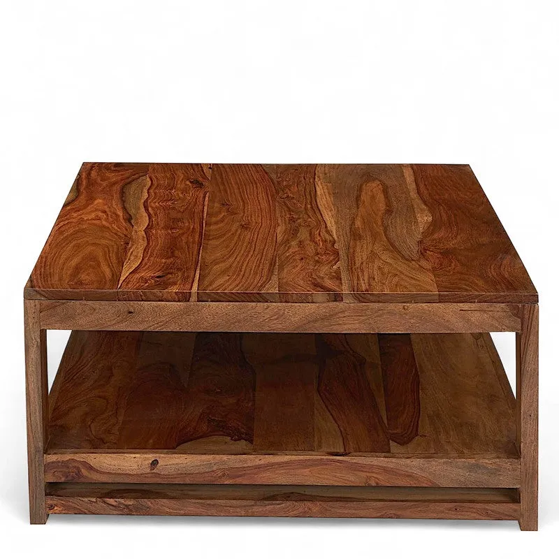 Erixon Sheesham Wooden Center Table - Brown media 6