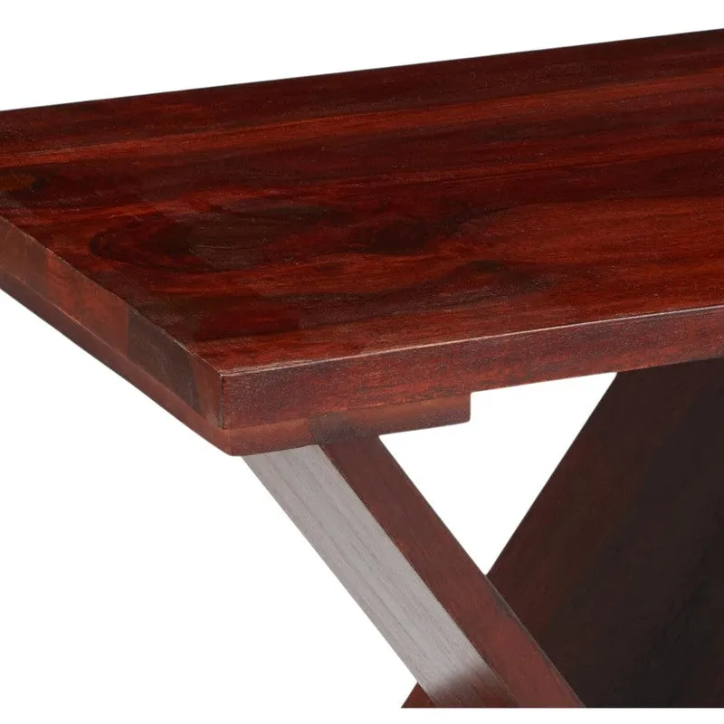 Dverox Sheesham Wooden Side & Bedside Table (Brown) - Set Of Two media 9