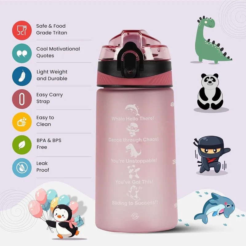 Solara Flexsip Plastic Water Bottle (500 mL) - Pink media 5