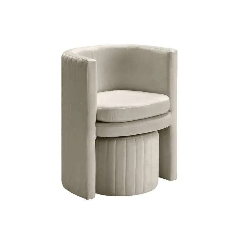 Arvella Neem Wood Accent Chair (Beige) - Two Piece Set media 6
