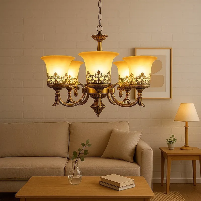 Vintage Majesty Metal Chandelier media 3