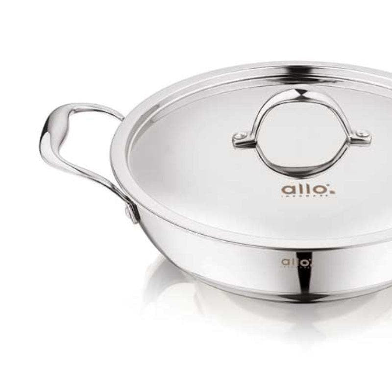 Suko Induction Safe Kadhai With Lid - 3000 mL / 10 Inches image 3
