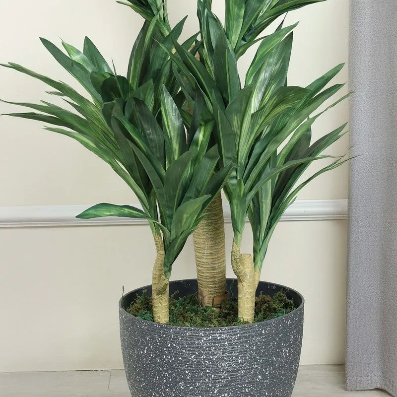 Artificial Green Dracaena Plant Without Pot - 4.2 Feet media 4