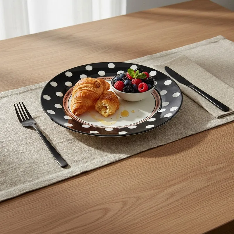 Velvet Serve Ceramic Pasta Plate - Set Of Two media 3