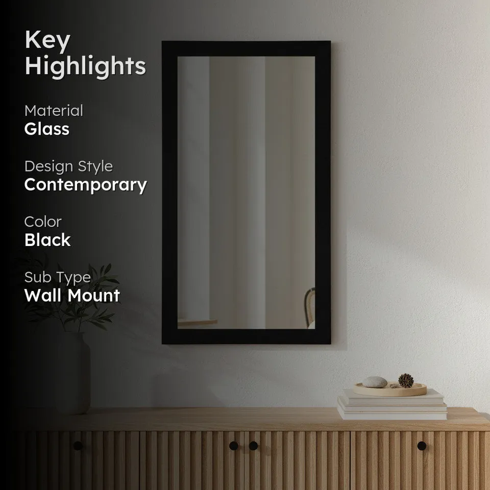Lunira Glass Wall Mirror media 2
