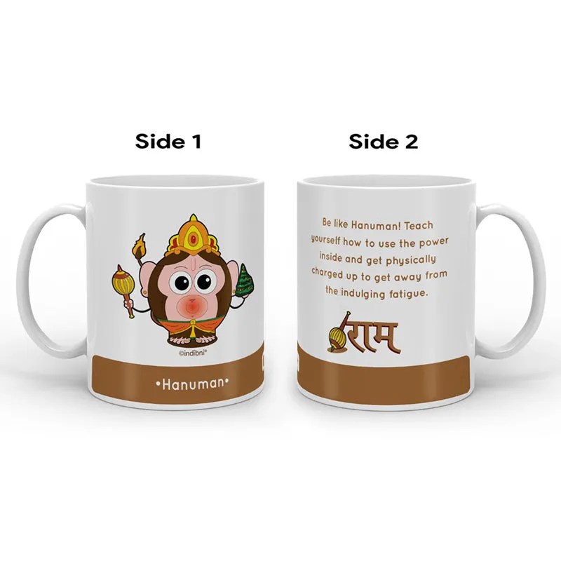 Whimsy Cute Hanuman Ceramic Coffee Mug - 300 mL media 4