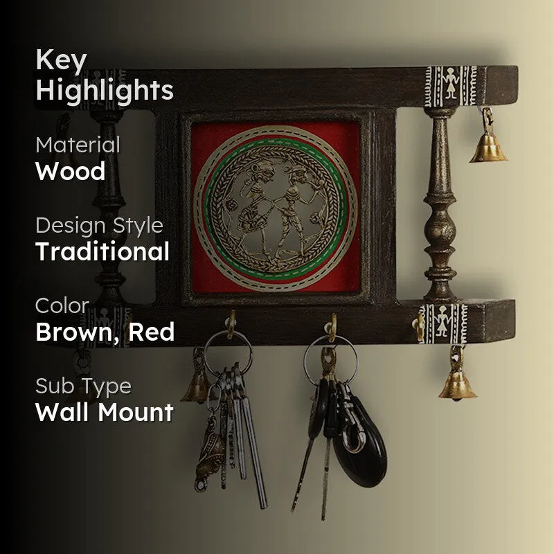 Hinga Teak Wood Key Hook media 2