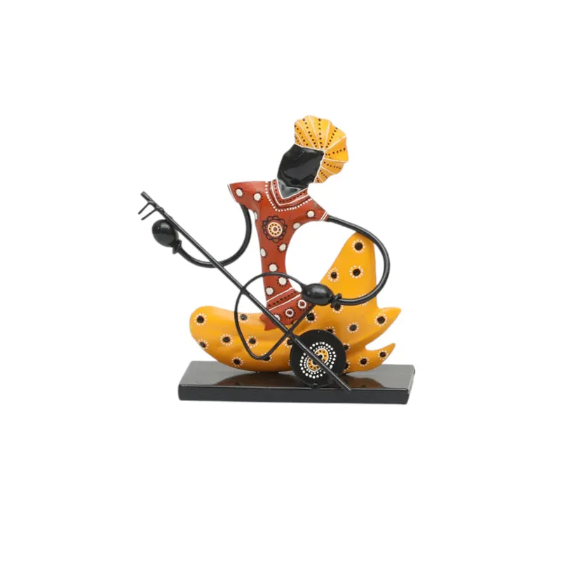 Melodic Heritage Dholak Sitar Showpiece media 3