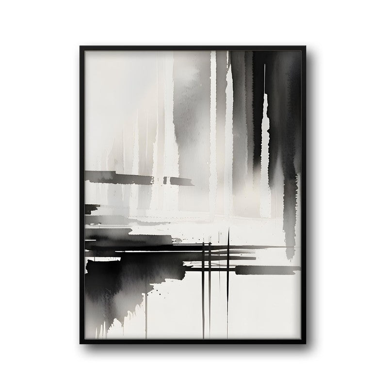 Ink Migration Framed Canvas Wall Painting media 6