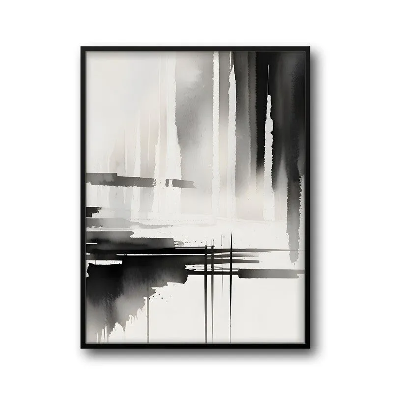 Ink Migration Framed Canvas Wall Painting media 6