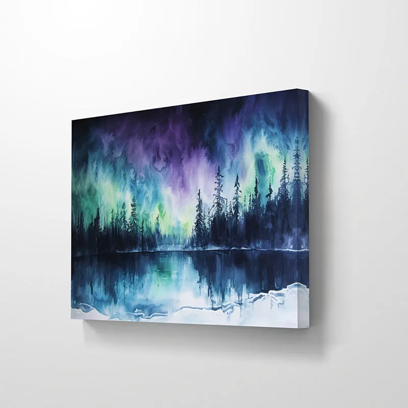 Magical Aurora Wall Painting media 5