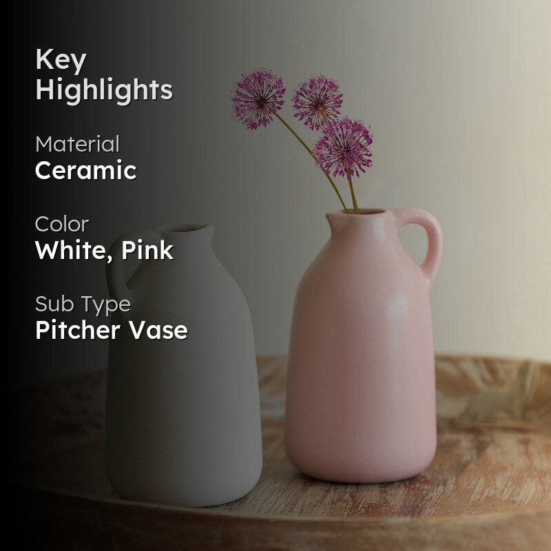 Blush Bloom Vase - Set Of Two media 2