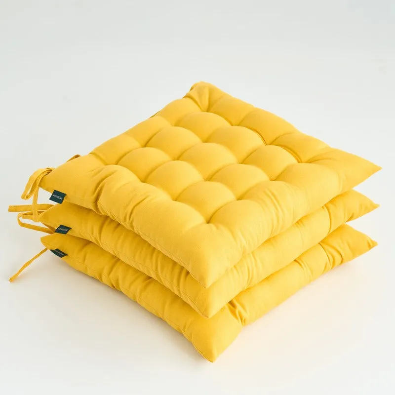 Savra Chair Pad (Yellow) - Set Of Three media 3