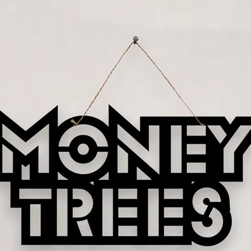 Money Trees Mild Steel Wall Accent media 4