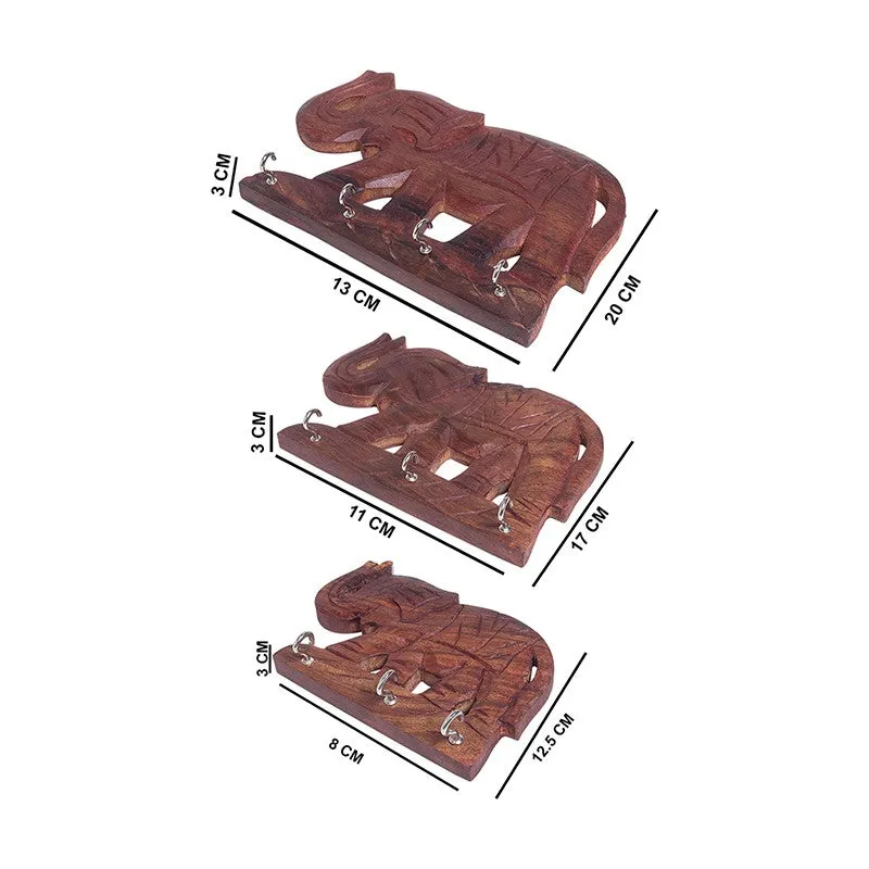 Elephant Cross Key Holder - Set Of Three media 8