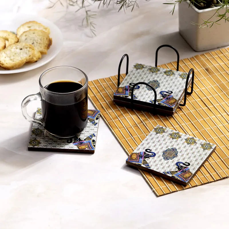 Dual Haathi Coaster - Five Piece Set media 1