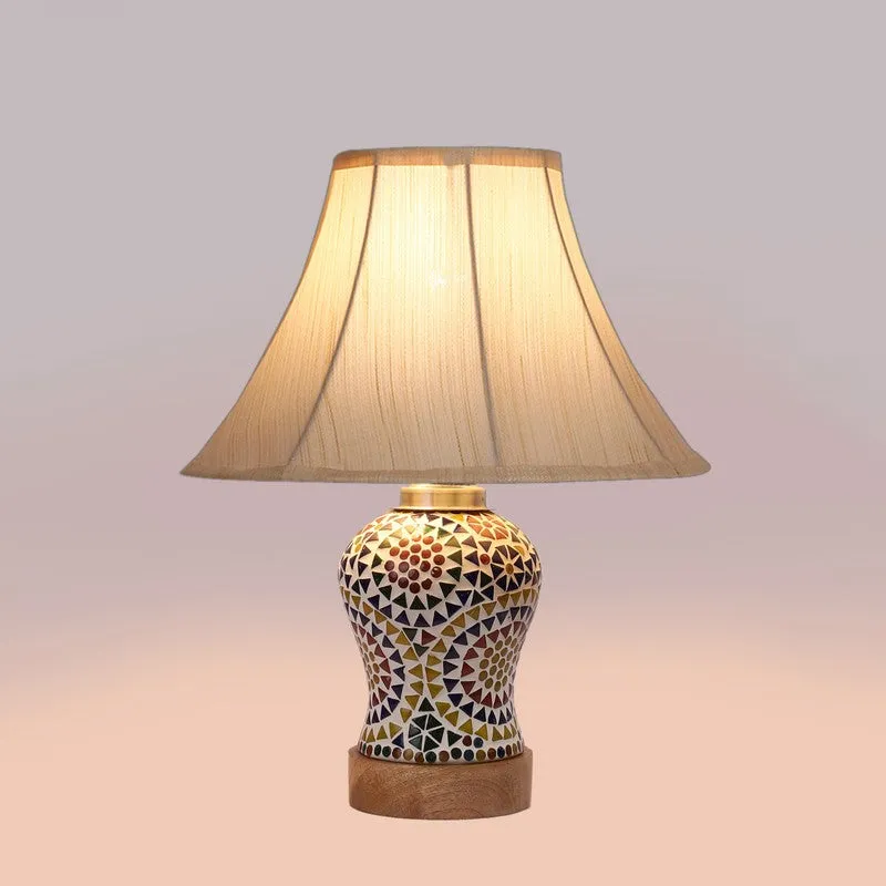 Zenira Wooden Table Lamp - Multicolor media 6