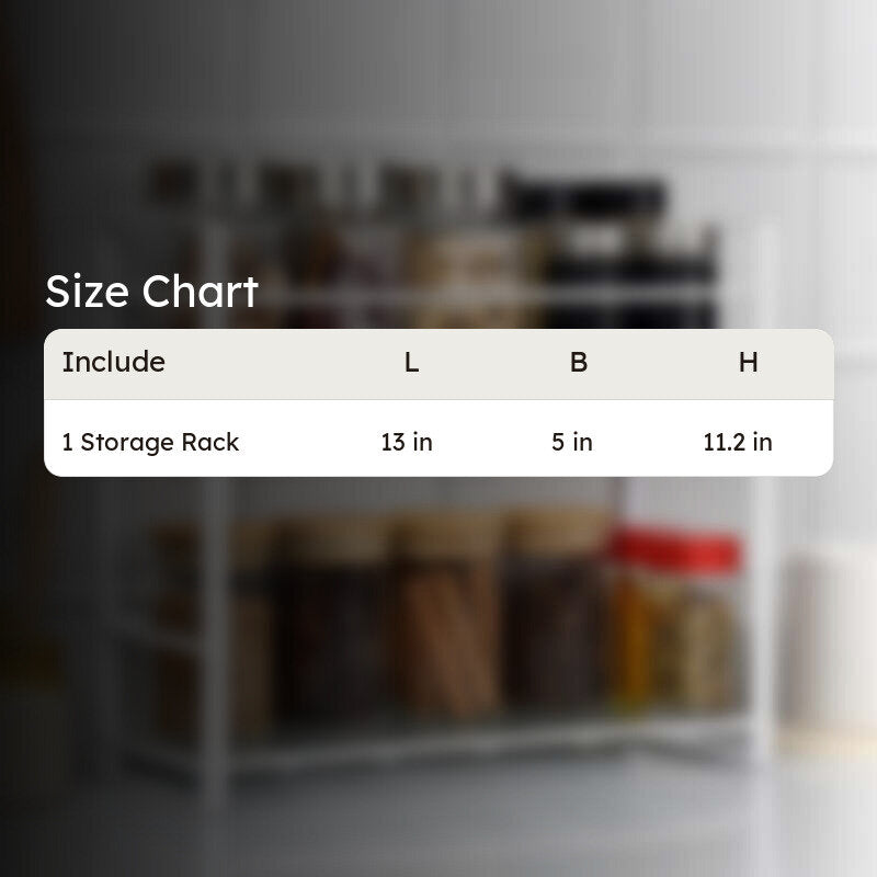 Stow Stack Two Tier Metal Rack With Glass Bottom media 8