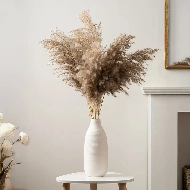 Artificial Rustic Pampas Stem - Set Of Five media 1