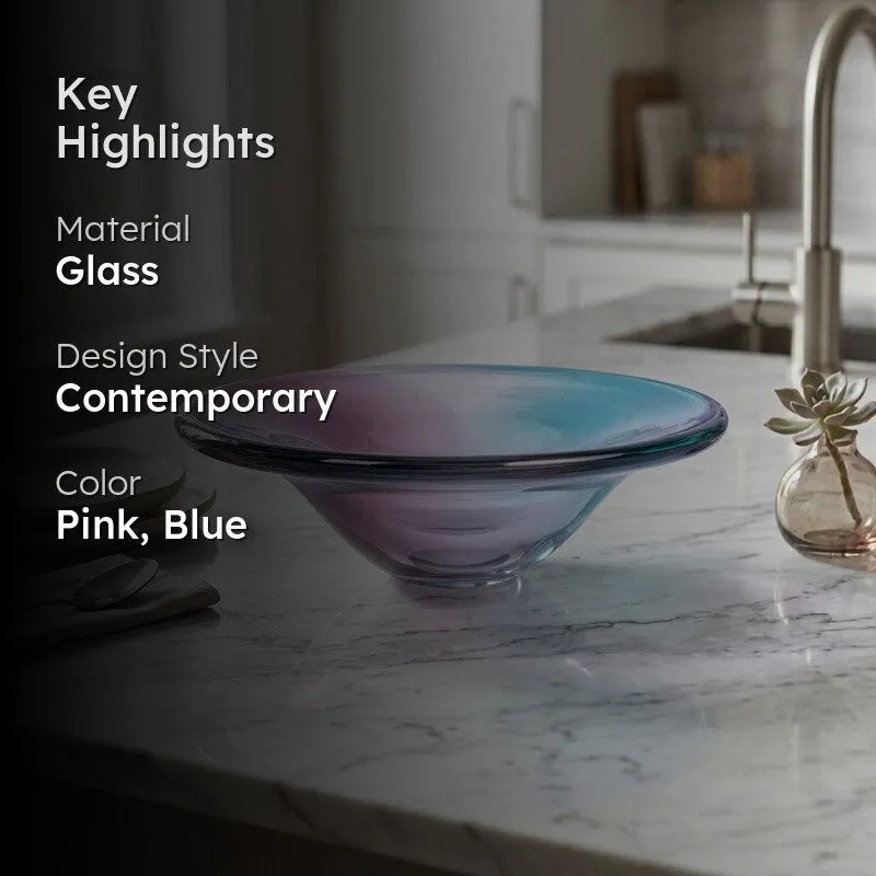 Tinteza Glass Accent Bowl media 2
