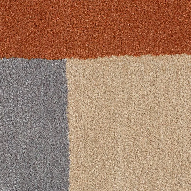 Melantho Hand Tufted Geometric Wool & Nylon Carpet - Grey media 4