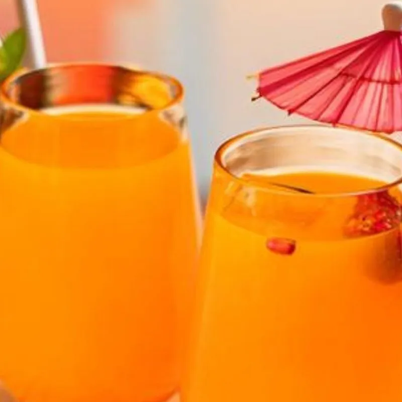 Sunset Amber Highball Glasses(390 mL) - Set Of Six media 3