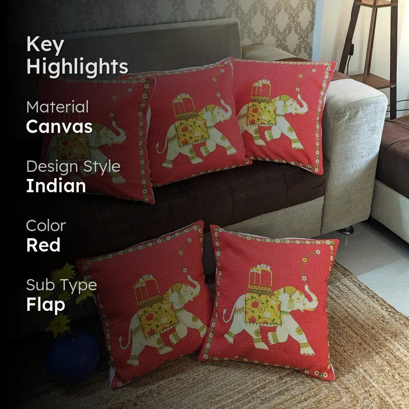 Tusker Parade Cushion Cover - Set Of Five media 2