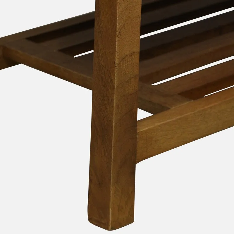 Grid Mango Wood Shoe Rack - Yellow media 7