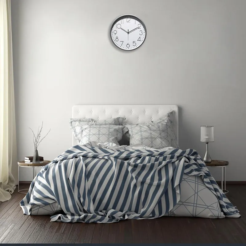 Tynox Analog Wall Clock - Grey, White media 3