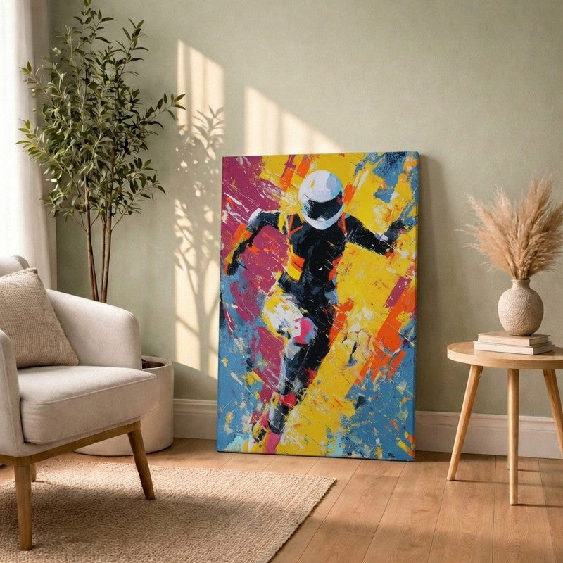 Dynamic Ride Expression Canvas Wall Art