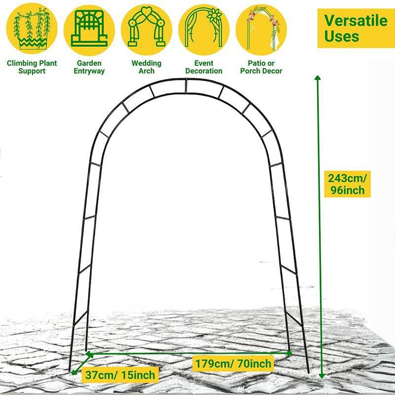 Sylvan Arch Metal Planter Stand - Black media 8