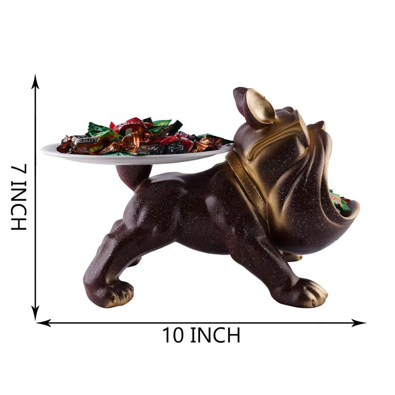 The Posh Pup Painted Polyresin Show Piece - Coffee media 6