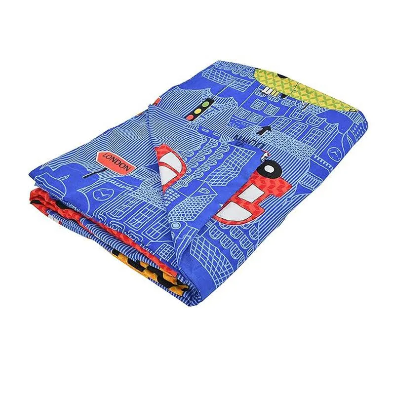 Vroom & Snooze Kids' Cotton Duvet Cover - 210 TC media 6