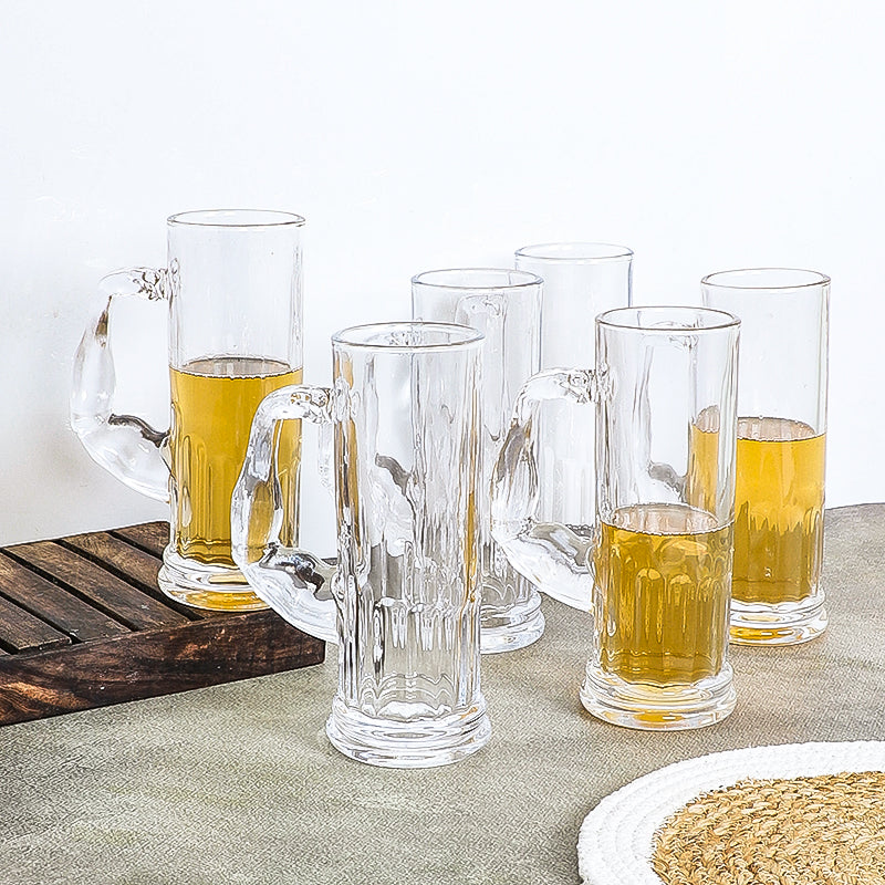 Pasha Beer Mug (600 ML) - Set Of Six