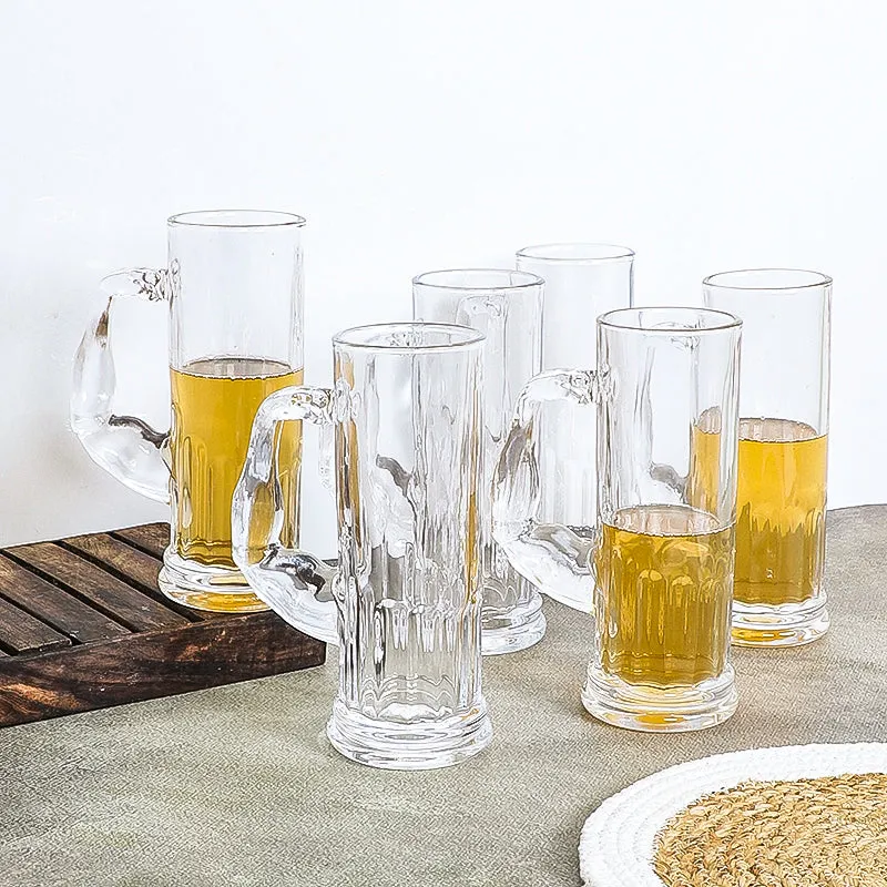 Pasha Beer Mug (600 ML) - Set Of Six media 1