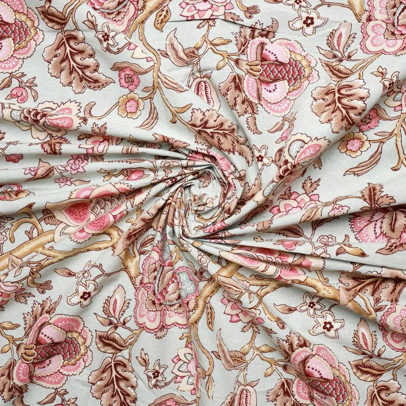 PetalVeil Cotton Curtain - Set Of Two media 5