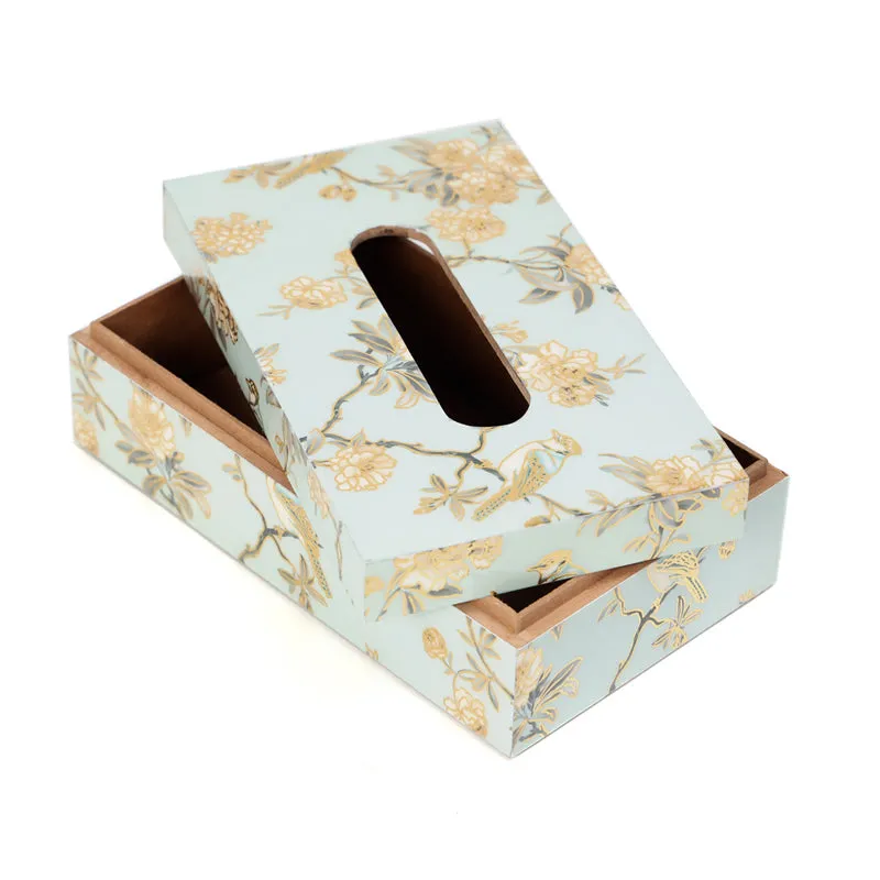 Retro Blooms Handmade Handmade Tissue Box media 3