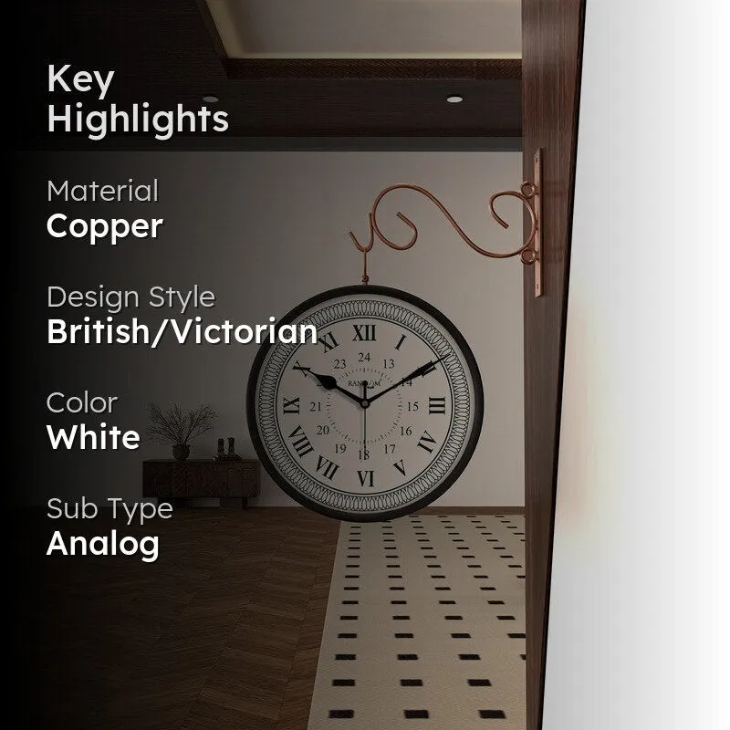 Oldwick Double Sided Wall Clock media 2