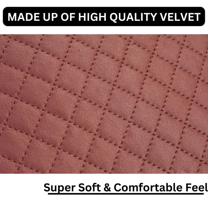 Pink square cushion cover displayed front-on against a light background