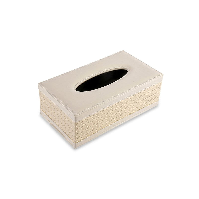 AarviDecor Velvique Faux Leather Tissue Holder media 3