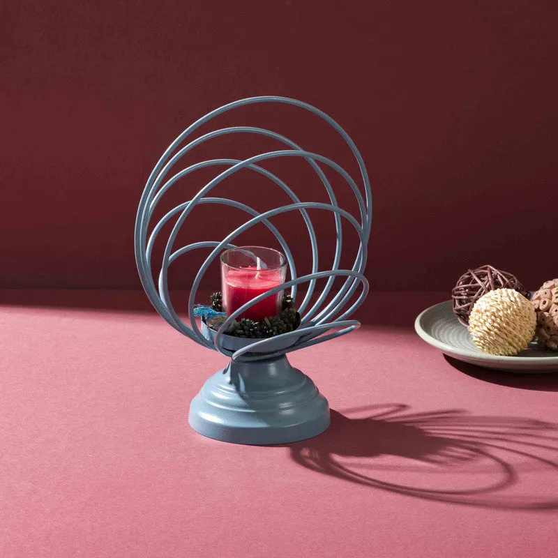 Cradle Neo Candle Holder - Aqua Blue media 3