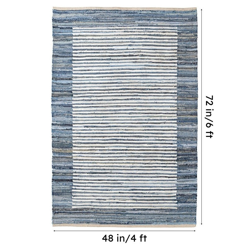 Natte III Handwoven Cotton Rug media 8