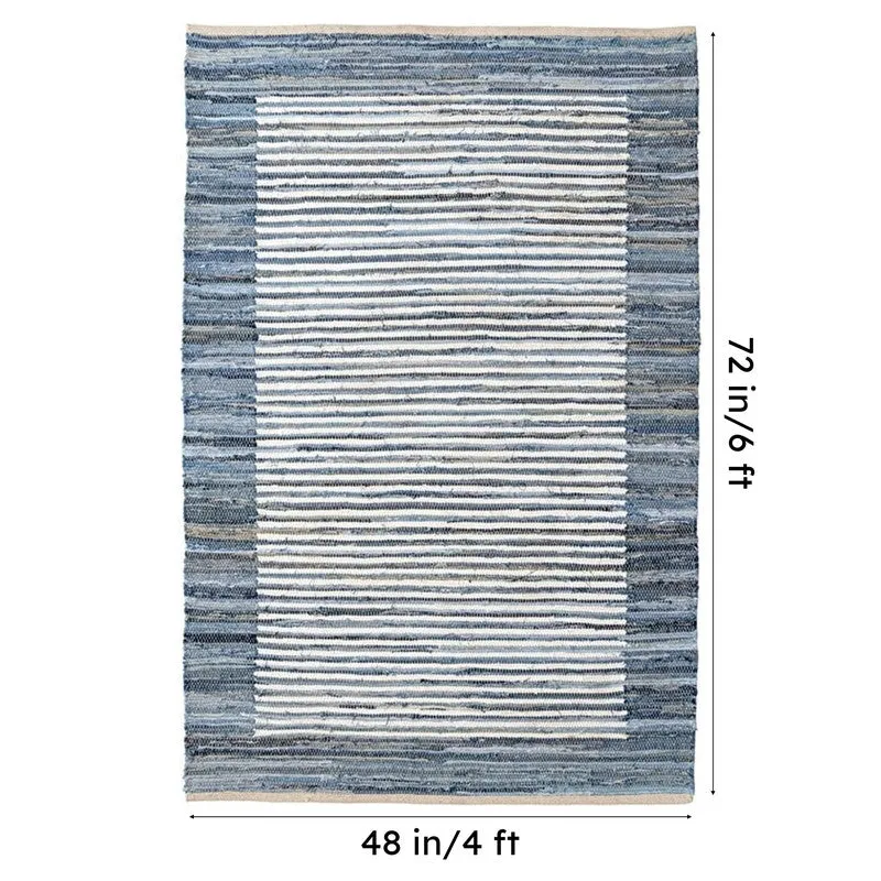 Natte III Handwoven Cotton Rug media 8