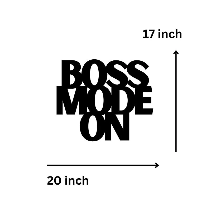 Boss Mode On Iron Wall Accent media 5