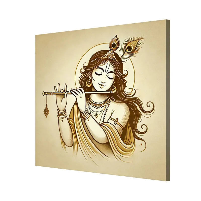Krishna Murari Wall Painting media 5